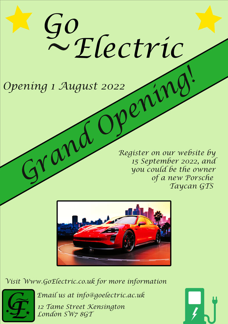 Work for a company called "Go Electric"