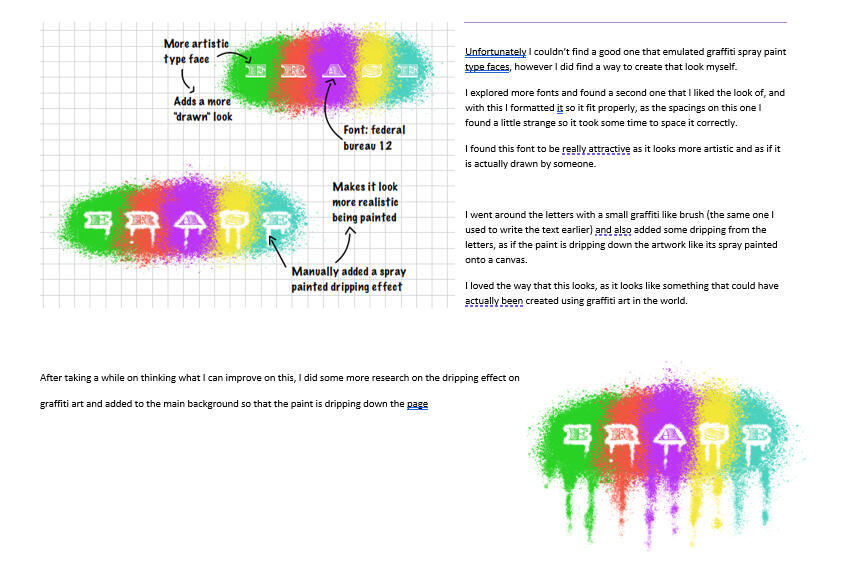 Enhancing the look of my work to make it look more dynamic and realistic