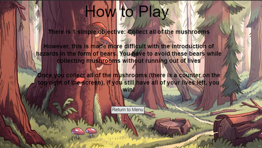 How to play screen
