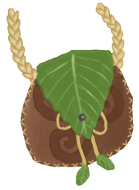 Bag with finished straps