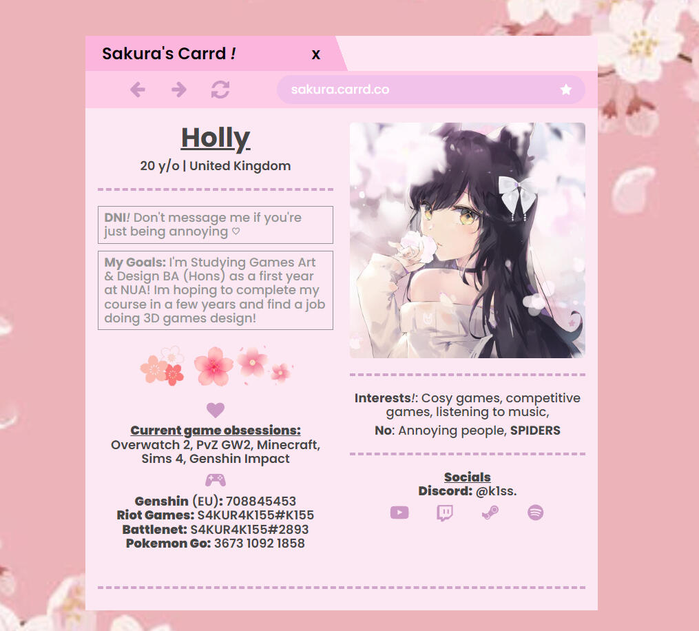 My social&#39;s page